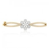 Beautifully Crafted Diamond Bracelet in 18k Gold with Certified Diamonds - BRK10103W